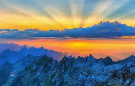 Alps Flowers Sunset Wallpapers - Top Free Alps Flowers Sunset ...