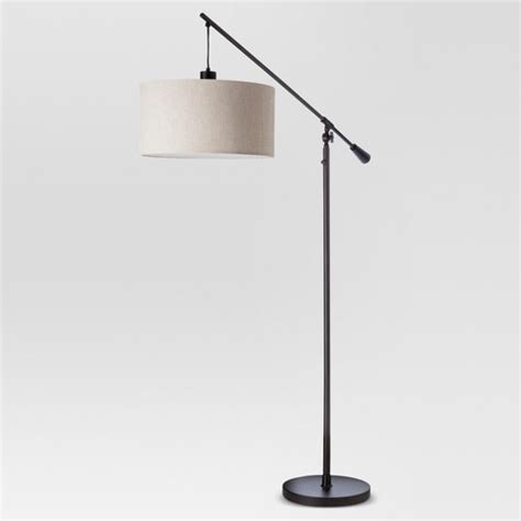 Cantilever Drop Pendant Swing Arm Floor Lamp Brown - Threshold™ : Target