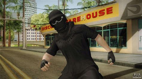 GTA Online: Black Army Skin v1 for GTA San Andreas