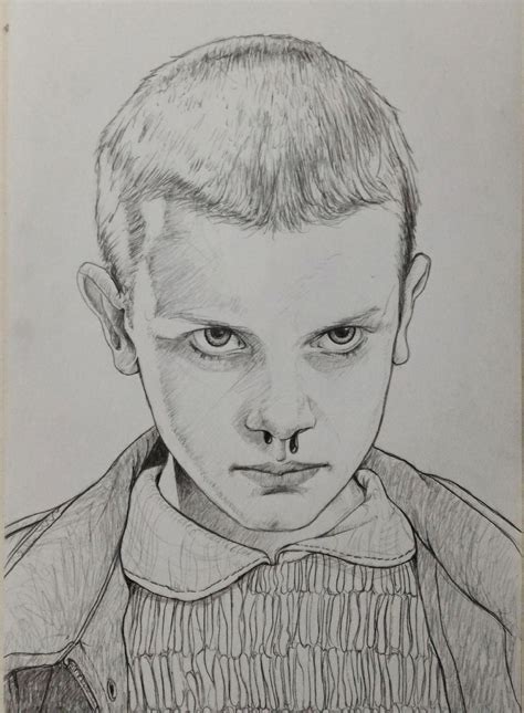 Eleven Stranger Things Drawing Easy