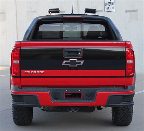 2021 2022 Chevy Colorado Tailgate Letters COLORADO 21 TAILGATE DECALS