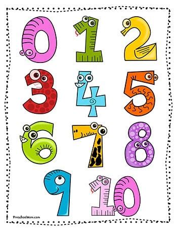 Number Preschool Printables - Preschool Mom