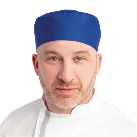 Whites Chefs Skull Cap Royal Blue by Whites Chefs Clothing-A706