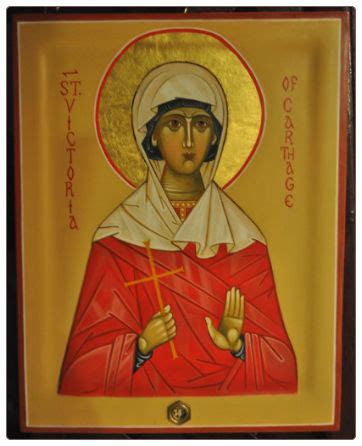 St. Victoria of Albitina or Carthage - commemorated on December 23 ...