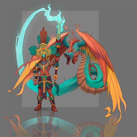 ArtStation - Aztec Priest, Vladimir Baykalov | Charakterdesign, Inka tattoo, Aztekischer krieger