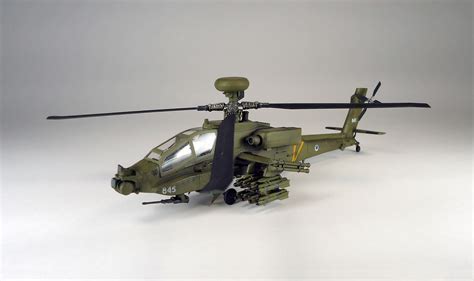 Apache AH-64A USA -- Plastic Model Helicopter Kit -- 1/72 Scale ...