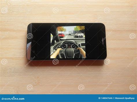 Racing in Car 2 app editorial photo. Image of download - 148047646