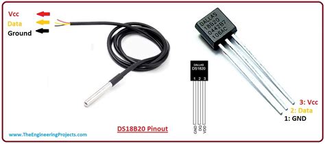 Introduction to DS18B20 - The Engineering Projects