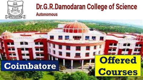 Dr.G.R.Damodaran College of Science | GRD | Coimbatore | Offered ...