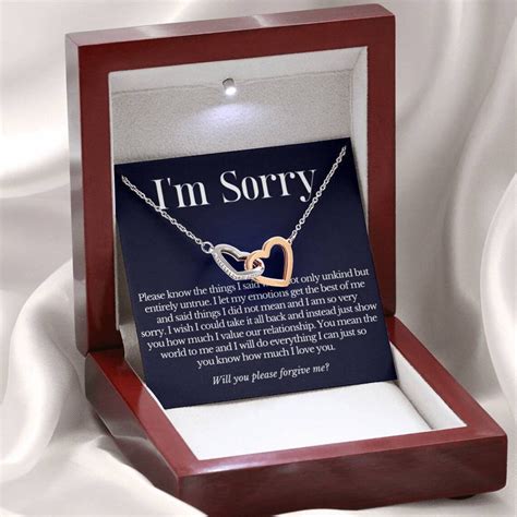 I'm Sorry Girlfriend Apology Gift for Her Forgiveness | Etsy