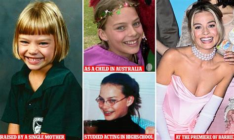 Baby Barbie! Margot Robbie looks adorable in unearthed childhood snaps - decades before she ...