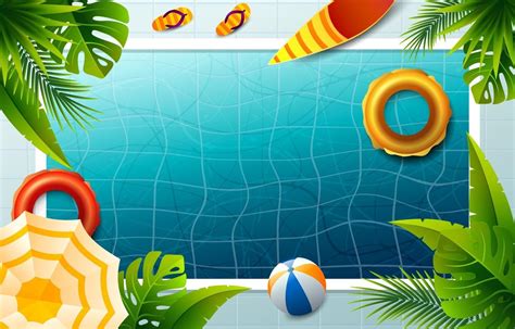 Swimming Pool Background 2866122 Vector Art at Vecteezy