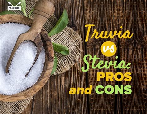 Truvia vs Stevia: Pros and Cons