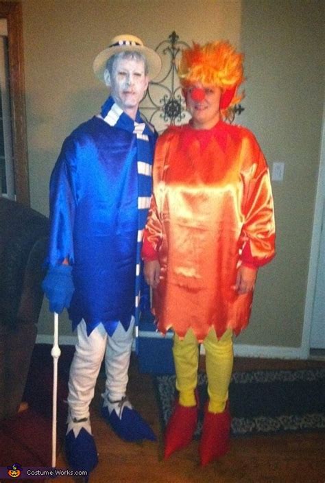 Heat & Snow Miser Couples Costume Idea