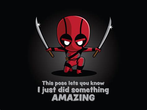 Deadpool Superhero Landing by Brandon Torgerson on Dribbble