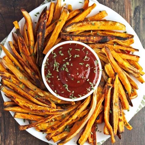 Healthy Baked Sweet Potato Fries - 2Teaspoons