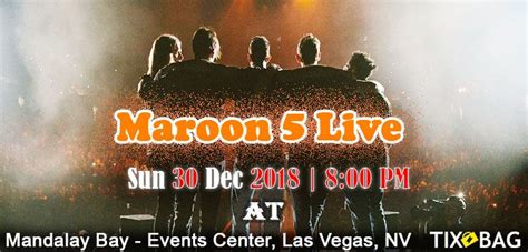 #Maroon5 #ConcertTickets #Concert Buy Maroon 5 Concert Tickets Mandalay Bay, Concert Tickets ...