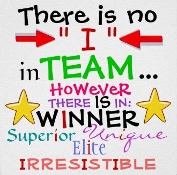 There Is No "I" in TEAM, HOWEVER ... Poster | Zazzle.com | I in team, Work quotes, Team quotes