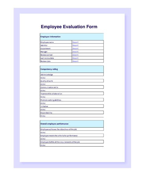 2023 Employee Evaluation Form Fillable Printable Pdf And Forms Handypdf ...