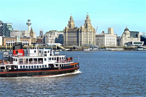 Ferry across the mersey Photograph by Colin Perkins - Pixels