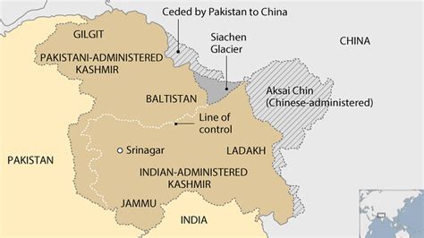 Map Of India Showing Kashmir - Gracie Georgianna