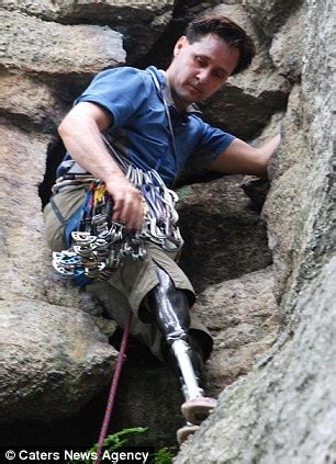 Who Says I Cant climber scales 200ft cliff despite having no legs - and one of his false limbs ...