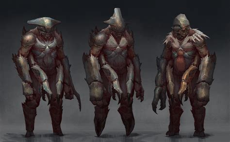 Billy Roberts - Crab Humanoid Concept Art Game Design