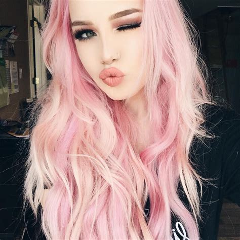 Girls With Pastel Pink Hair
