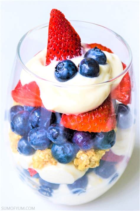 Berry Vanilla Yogurt Parfait Recipe - The Sum of Yum