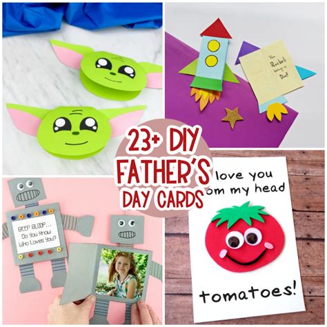 Cute Father's Day Cards For Kids To Make Messy Little Monster | atelier ...