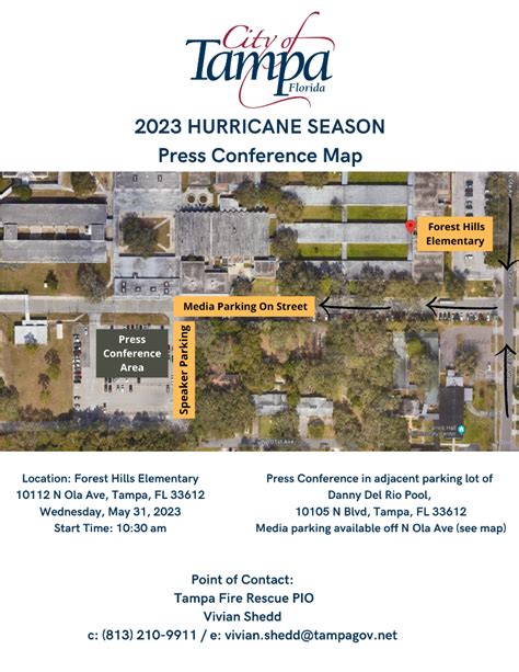 MEDIA ADVISORY: City of Tampa preparing for 2023 hurricane season | City of Tampa