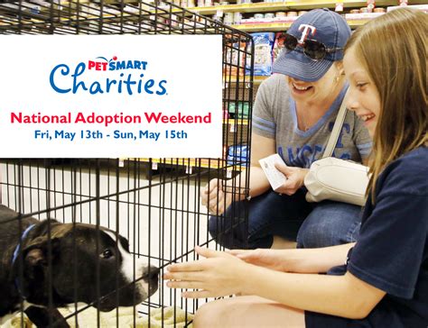 Upcoming Events PetSmart National Adoption Weekend