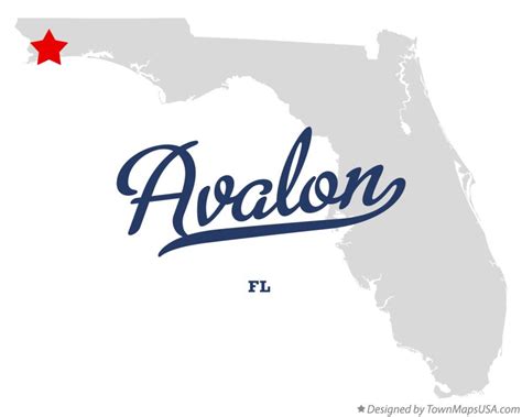 Map of Avalon, FL, Florida