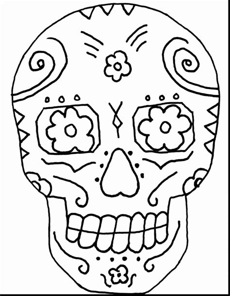 Day Of The Dead Mask Coloring Page at GetColorings.com | Free printable ...