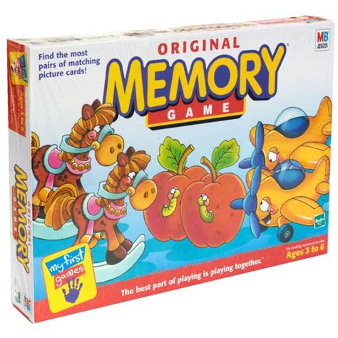 Hasbro MEMORY® Game - My First Games Original Memory Game - Toys & Games - Family & Board Games ...