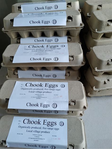 Chook eggs - 615 Gingin Brook Rd, Muckenburra WA 6503, Australia