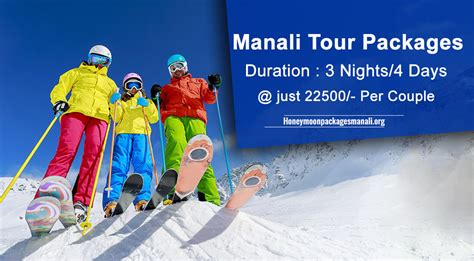 Manali Tour Packages @ 22500 | Family Tour Packages in Manali Himachal ...