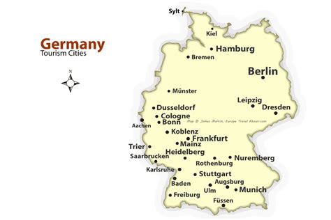 German Cities Map: Best Places to Visit in Germany