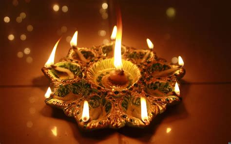 Diwali Candles Widescreen Wallpapers 25222 - Baltana