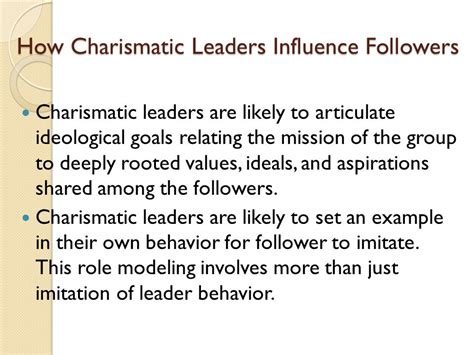 13 Examples of Great Charismatic Leadership Traits - CareerCliff