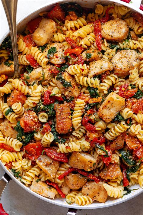 pasta recipes with chicken Chicken pasta tomato dried sun florentine recipe recipes tomatoes ...