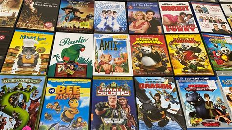 Dreamworks Movie Collection (DVDs and Blu-Rays) - YouTube