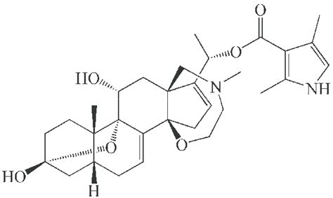 Chemical structures of (a) batrachotoxin and (b) epibatidine. Chemical... | Download Scientific ...