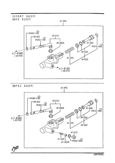 2003 Mazda Protege 5 Clutch Master Cylinder - GE4T41990C | Jim Ellis ...