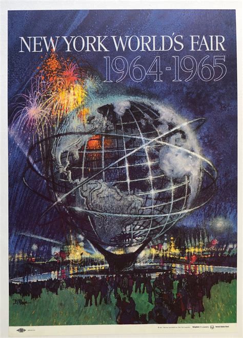 New York Worlds Fair 1964-1965 | World's fair, Vintage posters, Travel posters