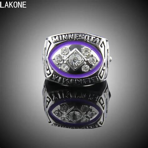 LAKONE Champions ring,1976 Minnesota Vikings Super Bowl Championship ...