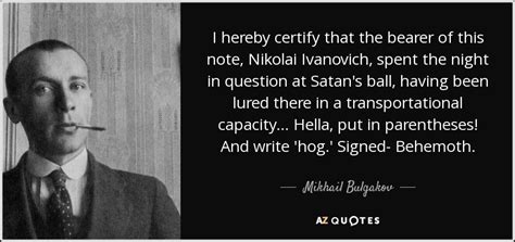 70 QUOTES BY MIKHAIL BULGAKOV [PAGE - 4] | A-Z Quotes