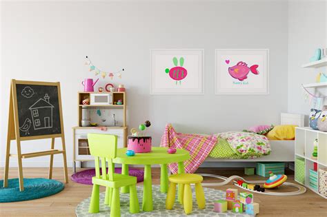 Pretty Pink Fish Wall Art for Kids Bedrooms & Nurseries | Di Lewis