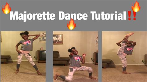 Majorette Dance Tutorial - YouTube