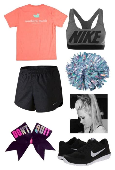 "Cheer Practice" by lydiras liked on Polyvore Cheer Practice Outfits ...